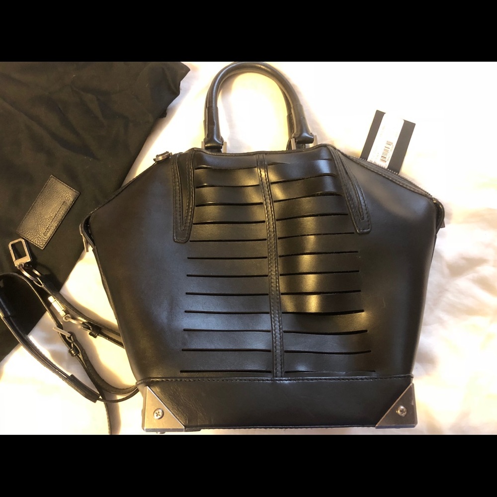 ALEXANDER WANG EMILE SATCHEL SMALL W/ CUTS